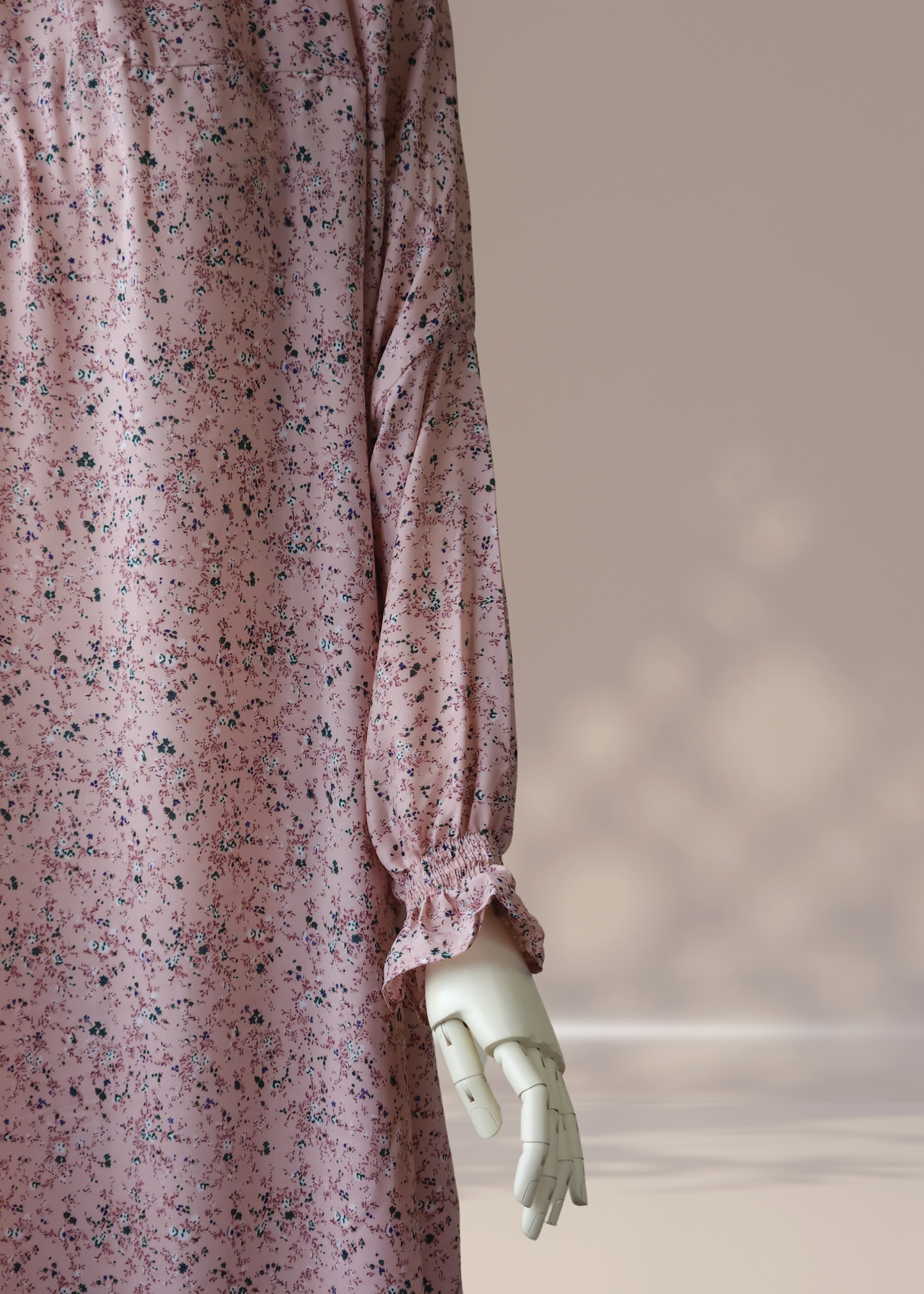 One-Piece Salah Dress Printed Soft Crepe - Khushu Modest Wear