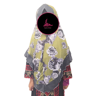 Children Kids Instant Hijabs for Kids Girl 5 to 7 years old - Khushu Modest Wear