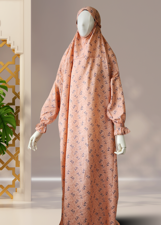One-Piece Cotton Prayer Dress/ Salah Dress - Khushu Modest Wear