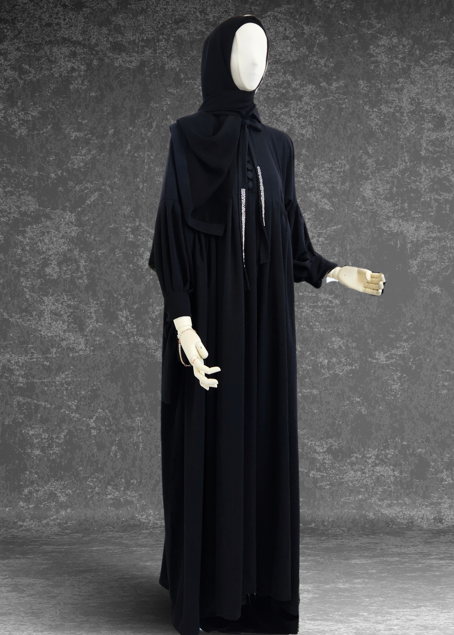 Daily Wear Loose Fitting Abaya -Raya Abaya - Khushu Modest Wear