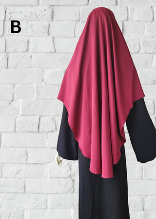 Everyday Basic Khimar Instant Hijab - Khushu Modest Wear
