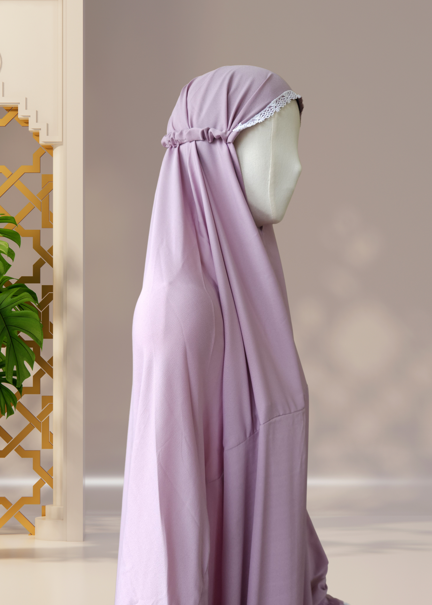 Prayer Outfit/ One-Piece Salah Dress - Complete Coverage for Focused Prayer - Khushu Modest Wear