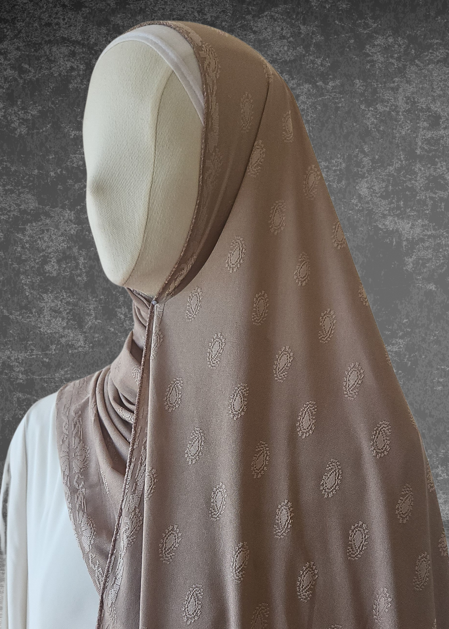 Self-Embossed Print Basic Jersey Hijabs