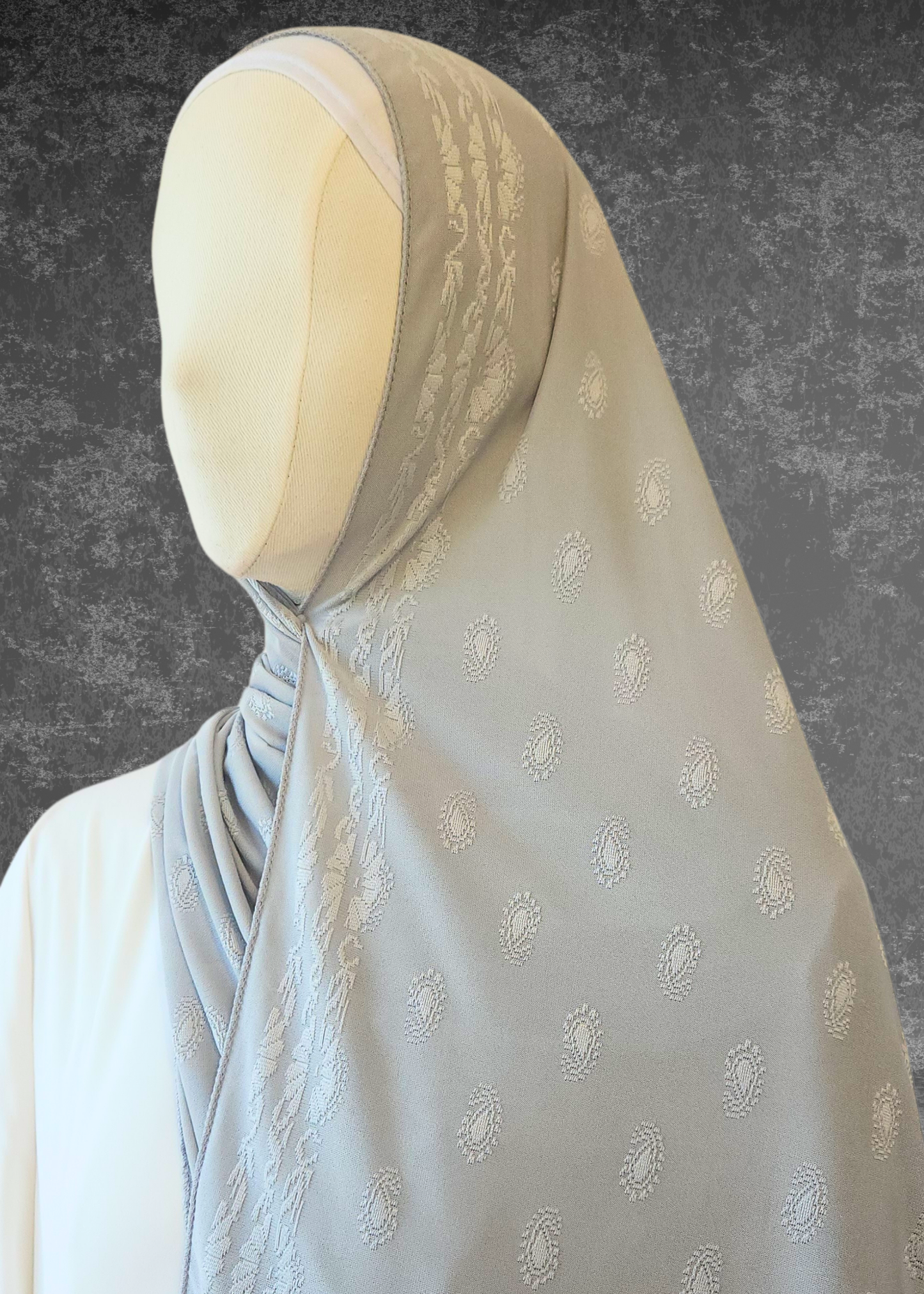 Self-Embossed Print Basic Jersey Hijabs