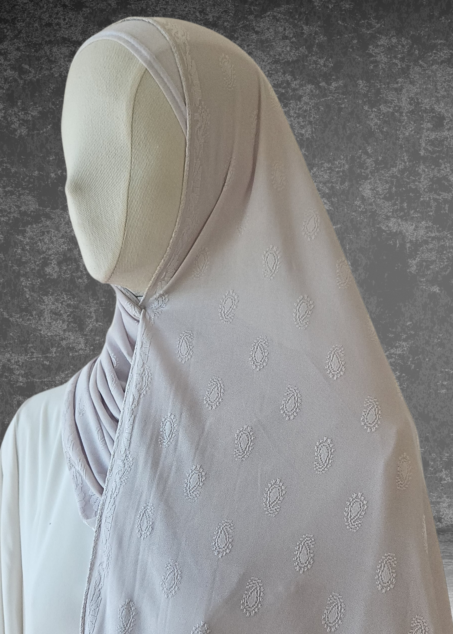 Self-Embossed Print Basic Jersey Hijabs