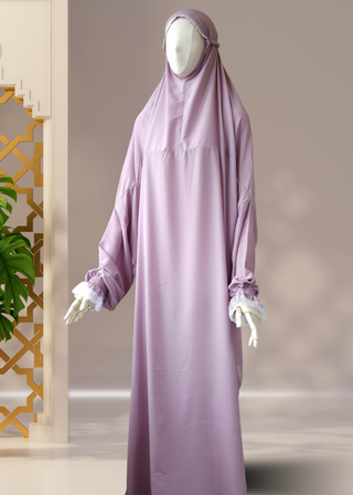 Prayer Outfit/ One-Piece Salah Dress - Complete Coverage for Focused Prayer - Khushu Modest Wear