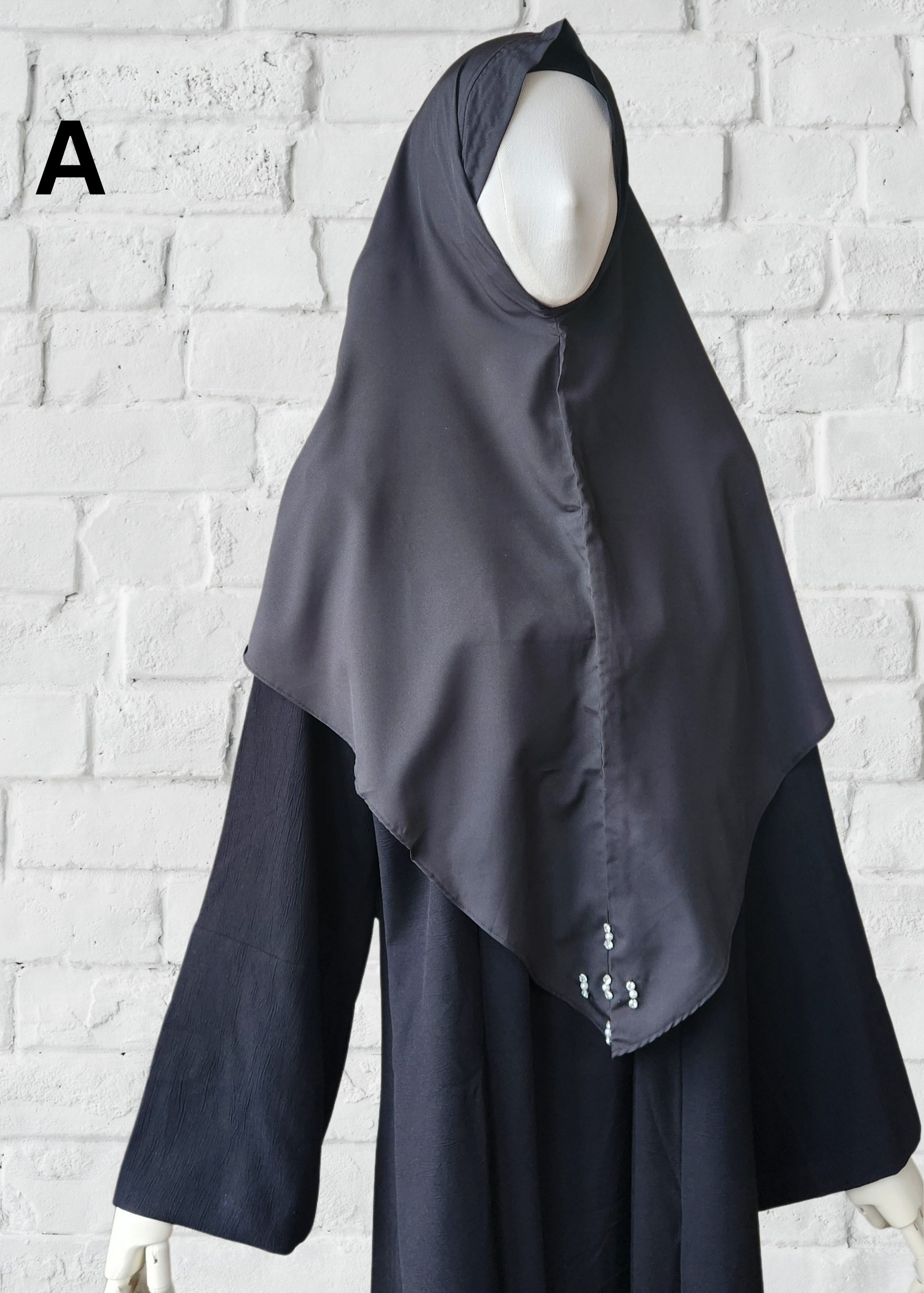 Everyday Basic Khimar Instant Hijab - Khushu Modest Wear