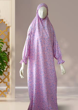 One-Piece Cotton Prayer Dress/ Salah Dress - Khushu Modest Wear