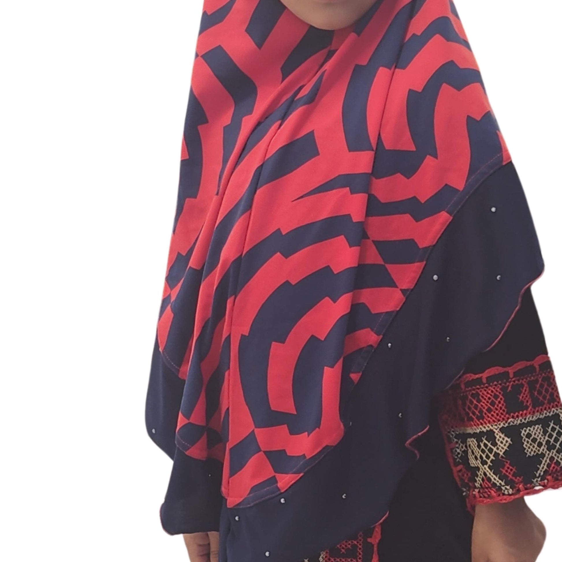 Children Kids Instant Hijabs for Kids Girl 5 to 7 years old - Khushu Modest Wear