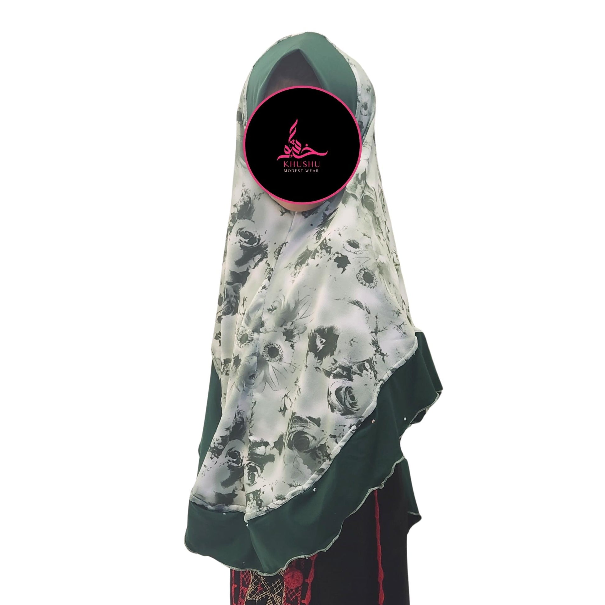 Children Kids Instant Hijabs for Kids Girl 5 to 7 years old - Khushu Modest Wear