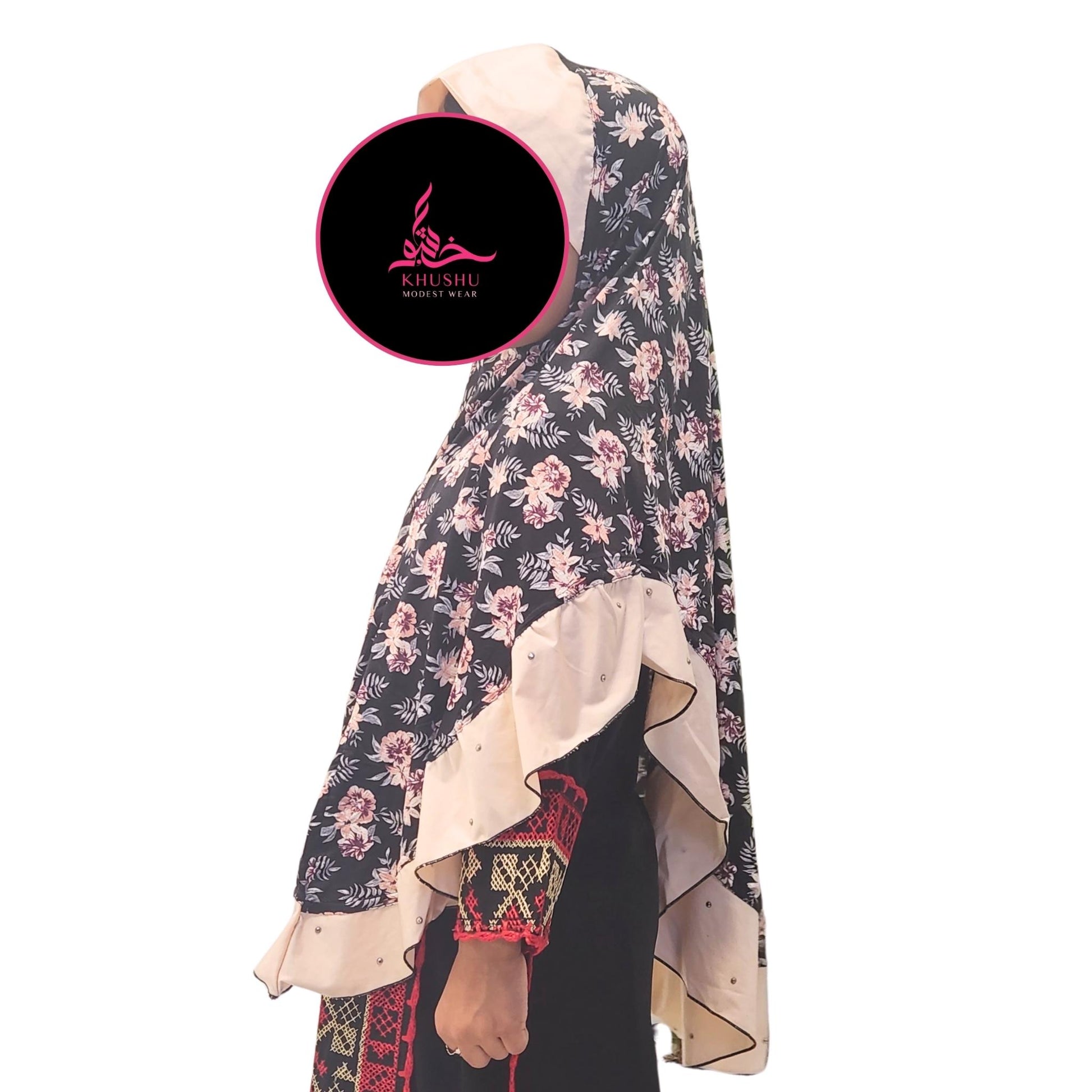 Children Kids Instant Hijabs for Kids Girl 5 to 7 years old - Khushu Modest Wear