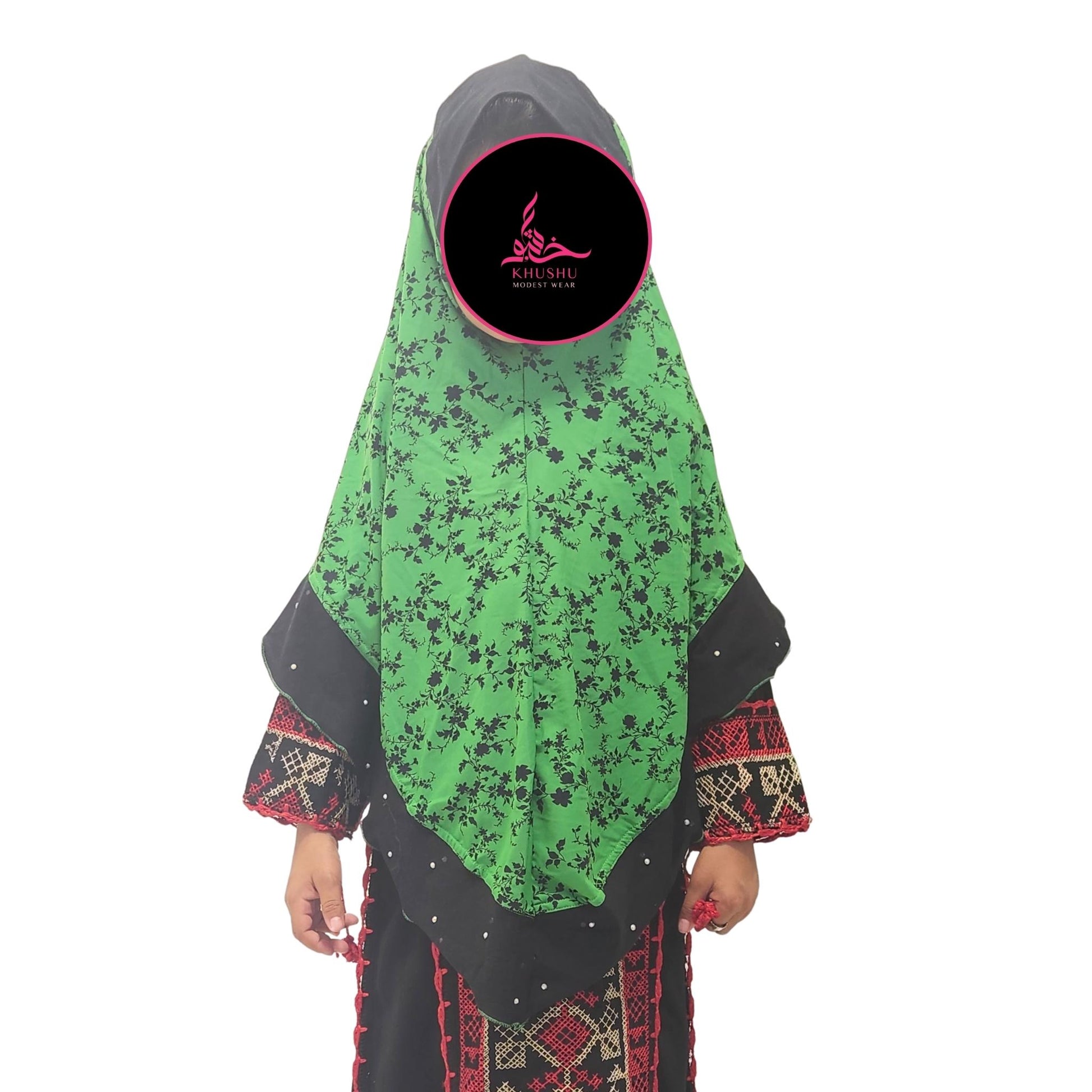 Children Kids Instant Hijabs for Kids Girl 5 to 7 years old - Khushu Modest Wear