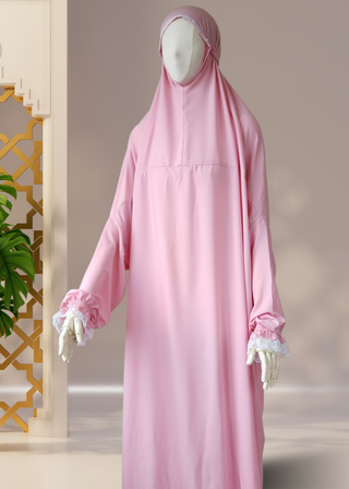 Prayer Outfit/ One-Piece Salah Dress - Complete Coverage for Focused Prayer - Khushu Modest Wear
