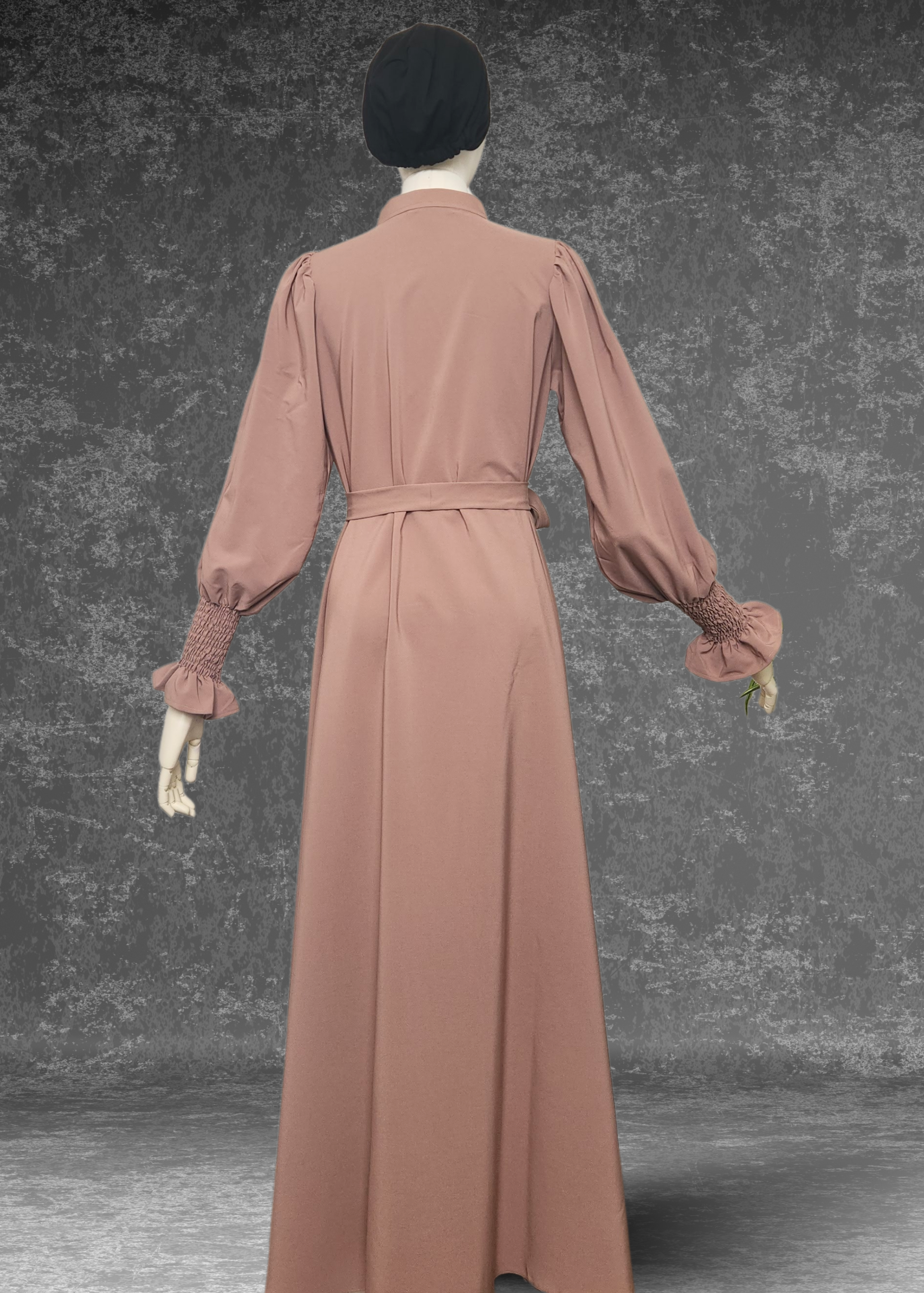 Daily Wear Casual Abaya With Pockets Aisha Abaya - Khushu Modest Wear