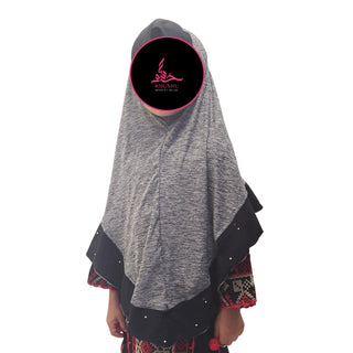 Children Kids Instant Hijabs for Kids Girl 5 to 7 years old - Khushu Modest Wear