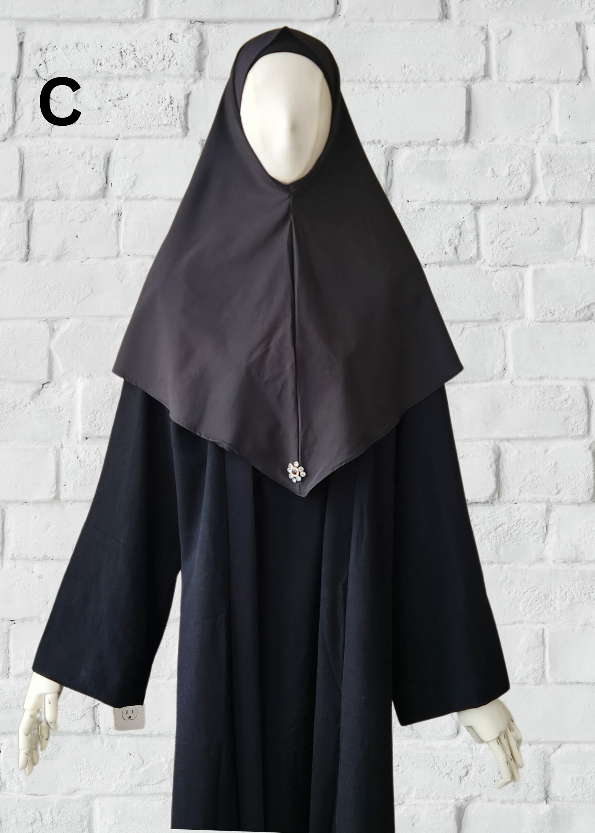 Everyday Basic Khimar Instant Hijab - Khushu Modest Wear