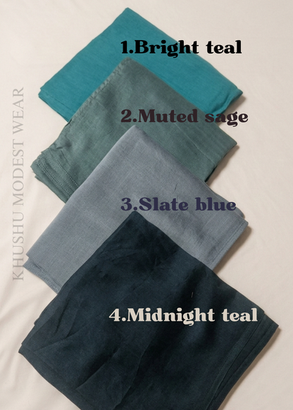 The Tidal Abyss Collection – Premium Modal Hijabs
