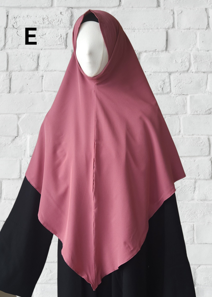 Everyday Basic Khimar Instant Hijab - Khushu Modest Wear