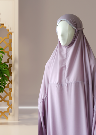 Prayer Outfit/ One-Piece Salah Dress - Complete Coverage for Focused Prayer - Khushu Modest Wear