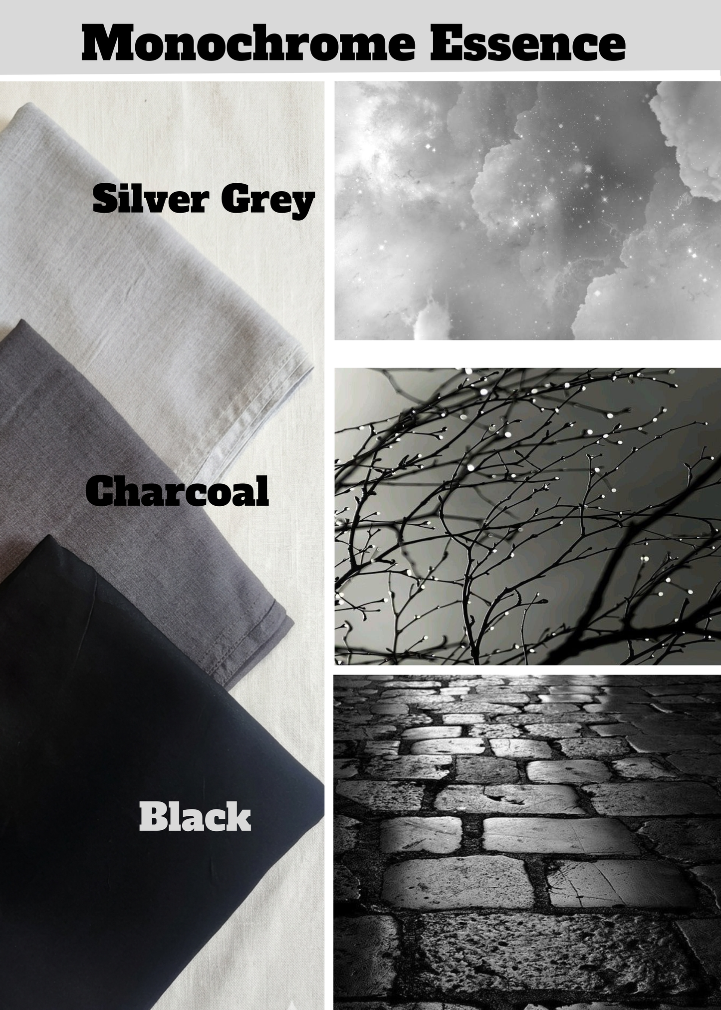 The Monochrome Essence – Premium Modal Hijabs