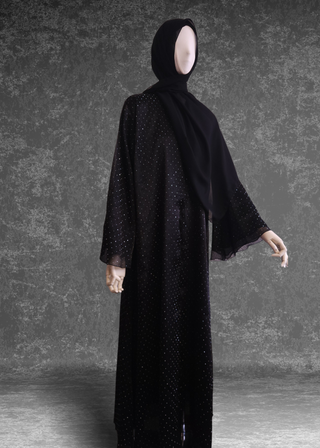 Elegant Black Abaya – Perfect for Eid & Special Occasions