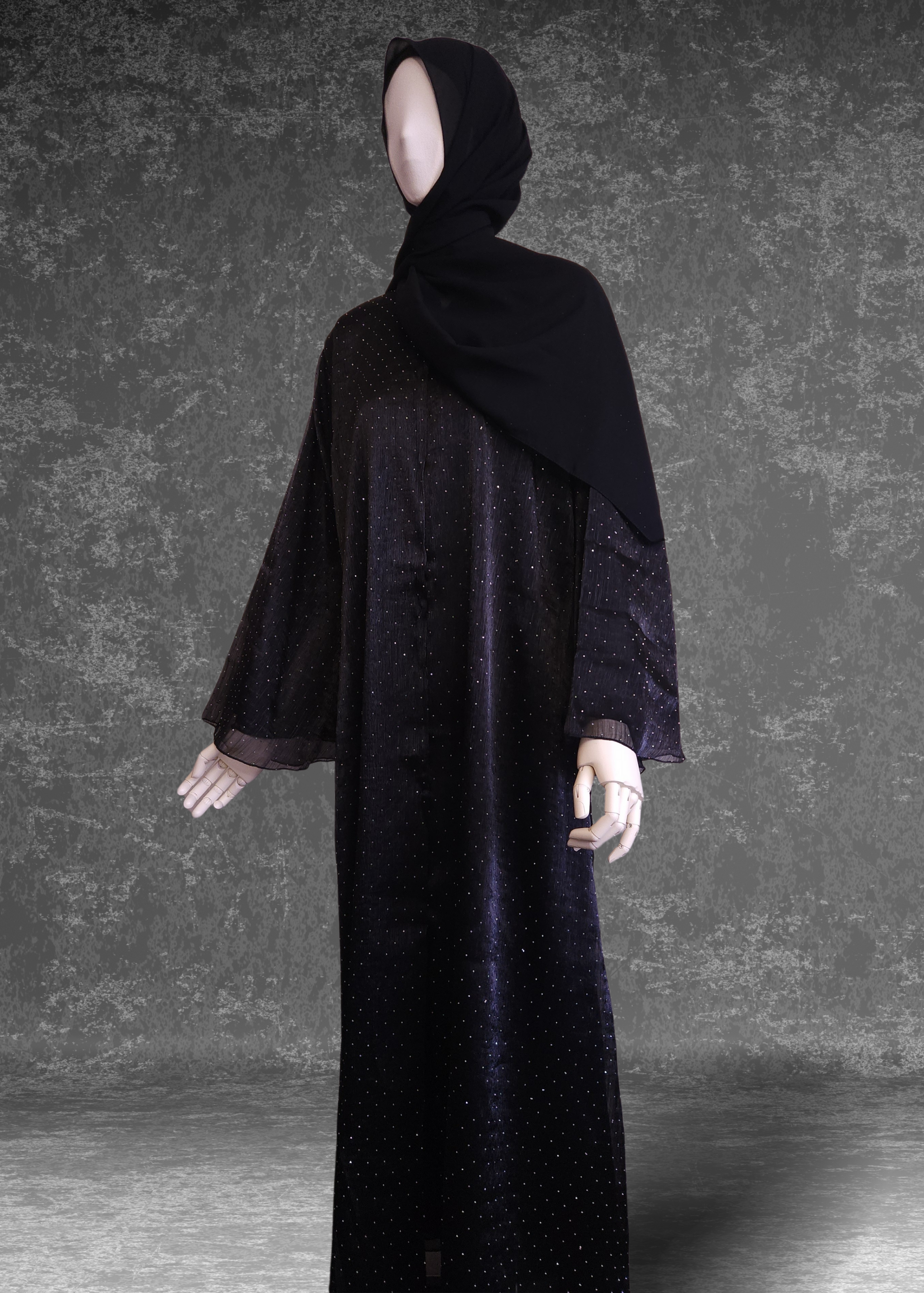 Elegant Black Abaya – Perfect for Eid & Special Occasions