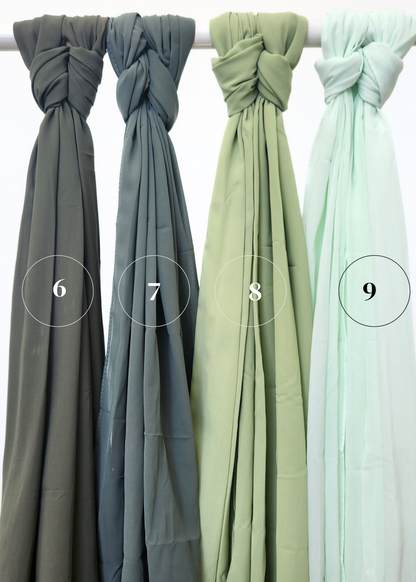 Chiffon Hijabs Daily Wear - Khushu Modest Wear