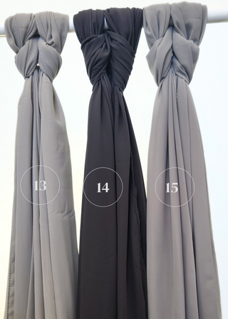 Chiffon Hijabs Daily Wear - Khushu Modest Wear
