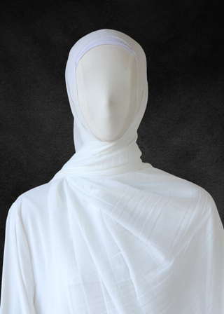 Luxe Chiffon Soft Pleat Hijab - Khushu Modest Wear