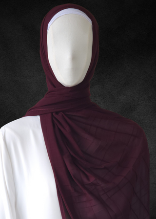 Luxe Chiffon Soft Pleat Hijab - Khushu Modest Wear