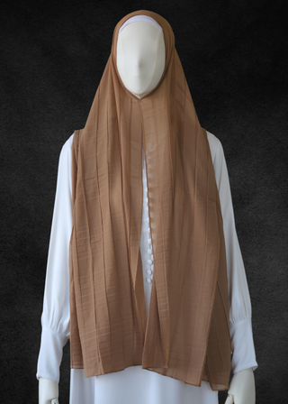 Luxe Chiffon Soft Pleat Hijab - Khushu Modest Wear
