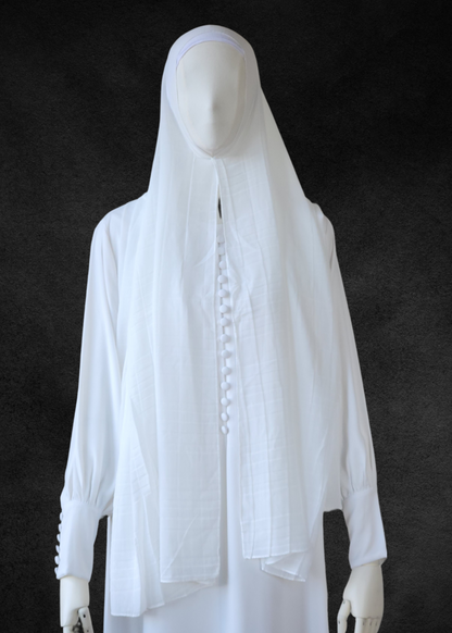 Luxe Chiffon Soft Pleat Hijab - Khushu Modest Wear