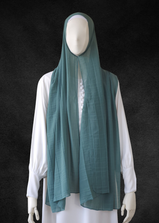 Luxe Chiffon Soft Pleat Hijab - Khushu Modest Wear