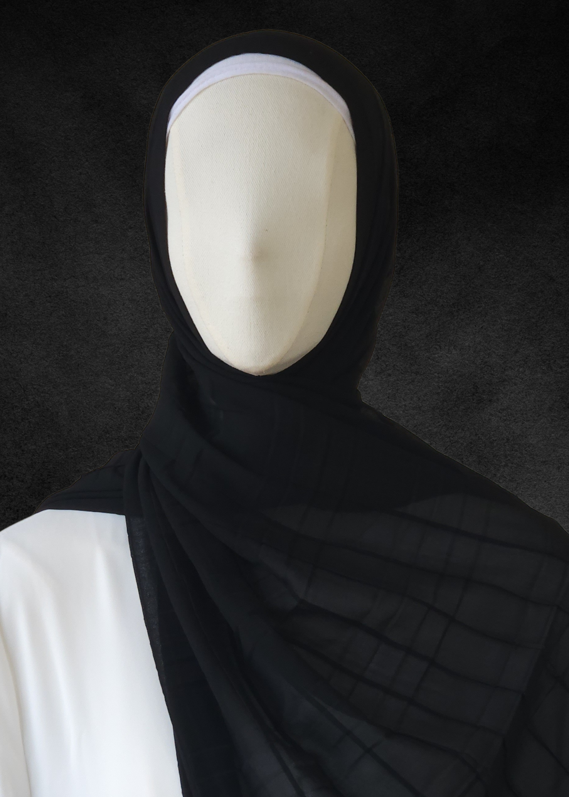 Luxe Chiffon Soft Pleat Hijab - Khushu Modest Wear