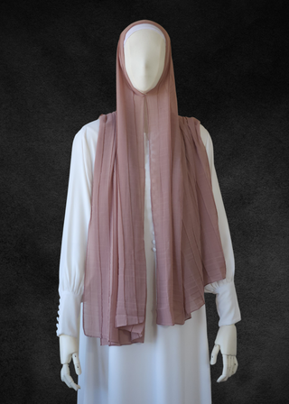 Luxe Chiffon Soft Pleat Hijab - Khushu Modest Wear
