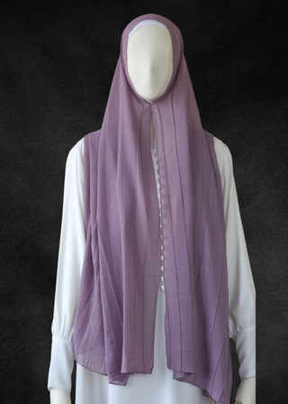 Luxe Chiffon Soft Pleat Hijab - Khushu Modest Wear