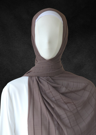Luxe Chiffon Soft Pleat Hijab - Khushu Modest Wear