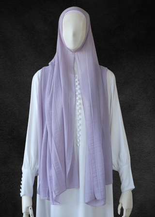 Luxe Chiffon Soft Pleat Hijab - Khushu Modest Wear