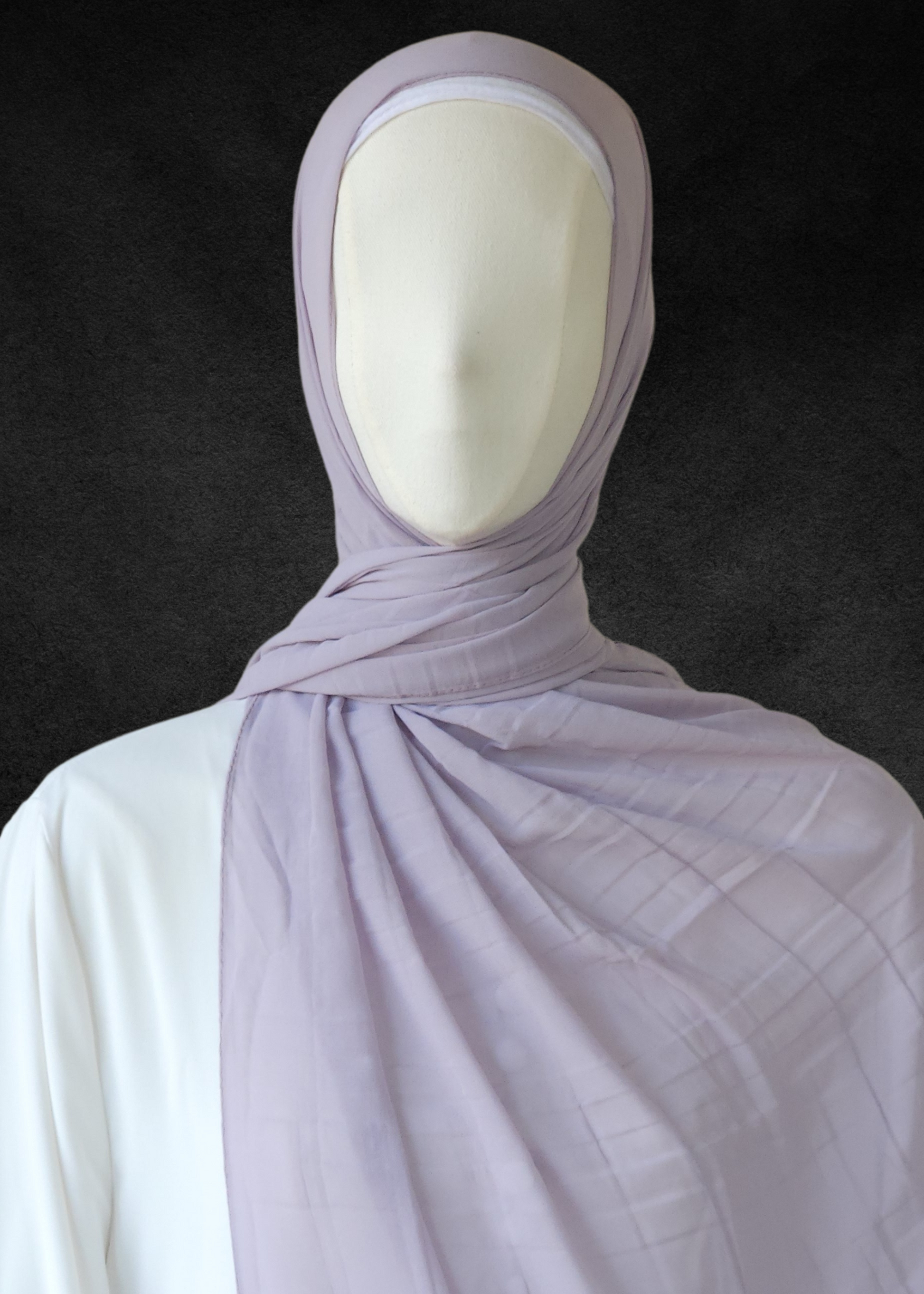 Luxe Chiffon Soft Pleat Hijab - Khushu Modest Wear