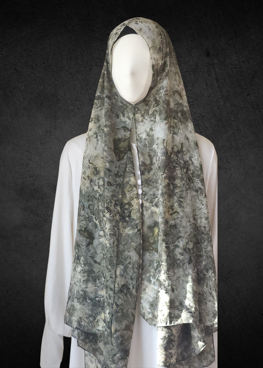 Tie Dye Soft Chiffon Hijabs - Khushu Modest Wear