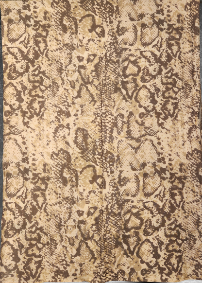 Desert Python Earth-Toned Printed Jersey Hijab