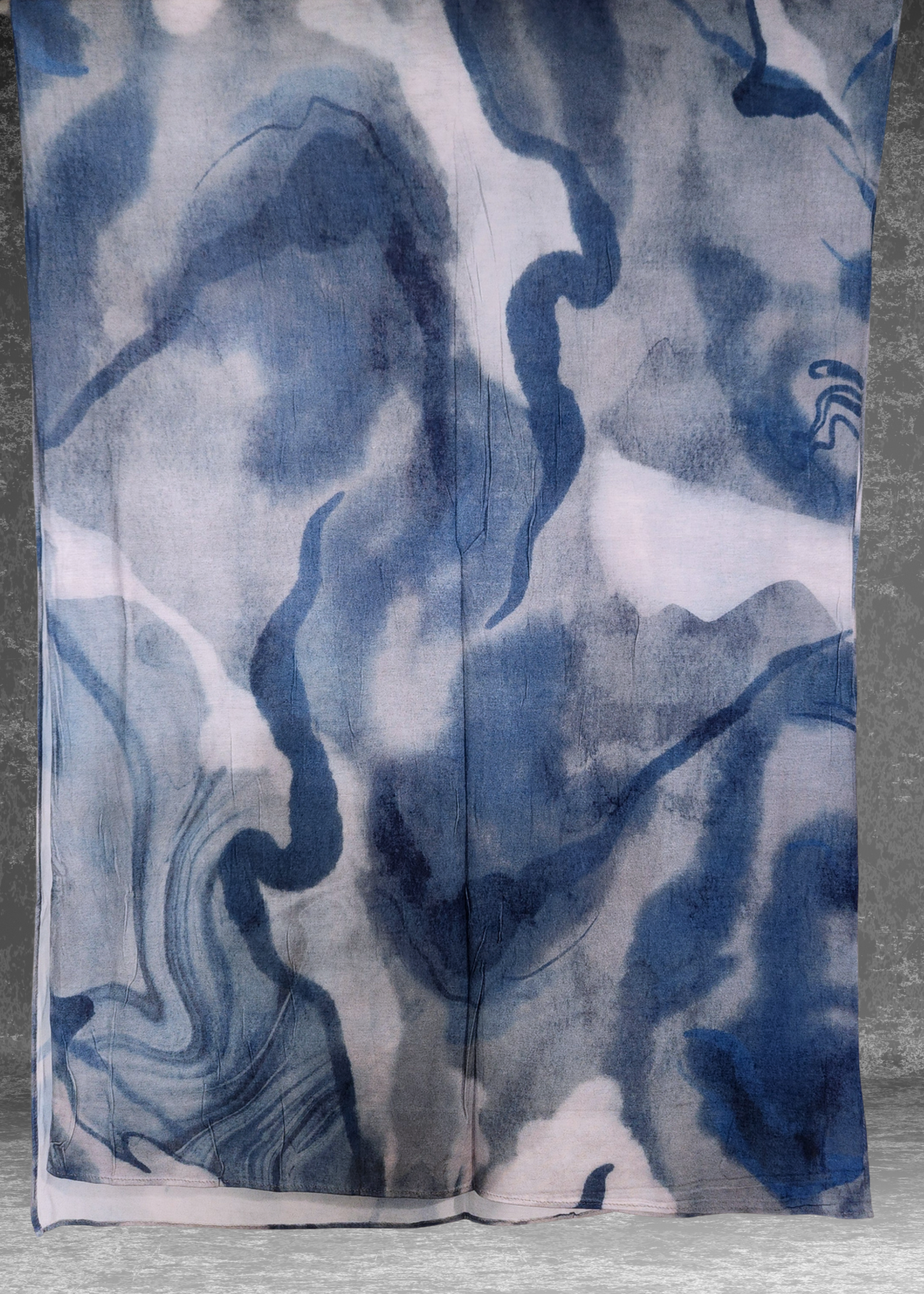 The Celestial Tide Premium Soft Printed Jersey Hijab
