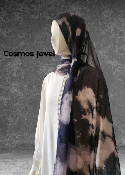 Premium Printed Modal Hijab | Luxury Breathable Scarf