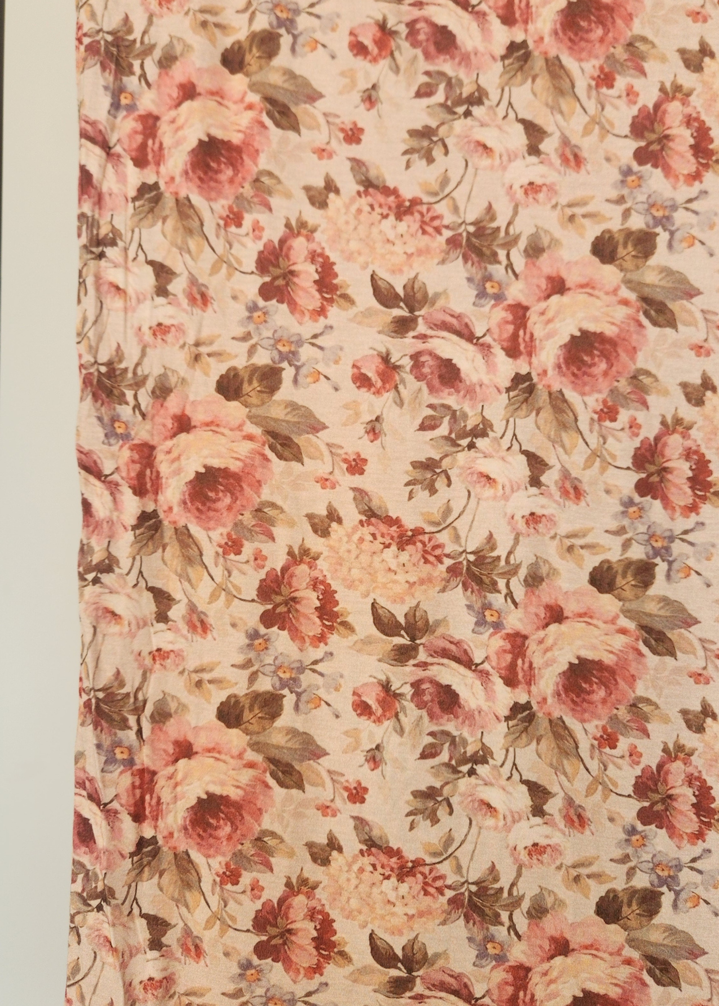 Vintage rose tea -Soft Printed Jersey Hijab