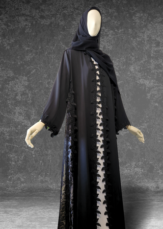 Moonlit Lace Abaya