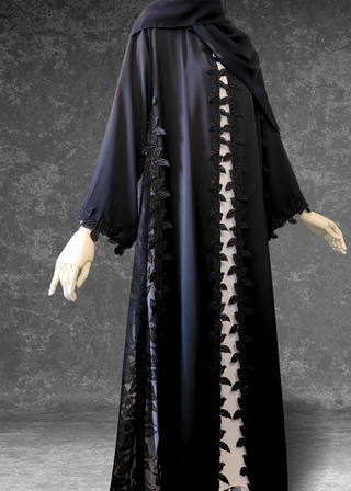 Moonlit Lace Abaya