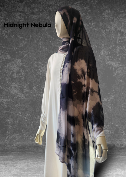 Premium Printed Modal Hijab | Luxury Breathable Scarf