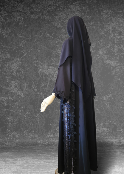 Moonlit Lace Abaya